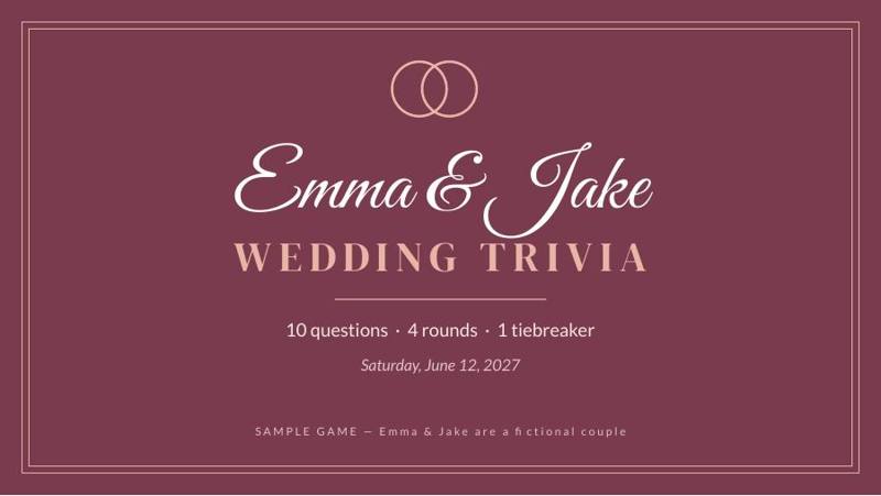 Emma & Jake sample trivia game cover